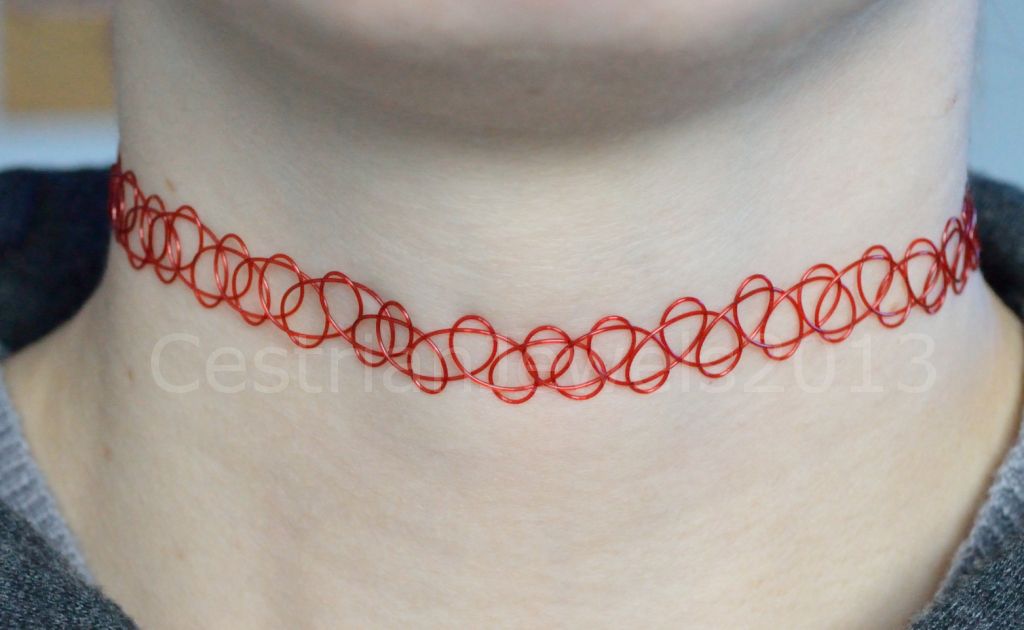 Vintage Stretch Tattoo Choker Necklace Retro Henna Black Purple Elastic